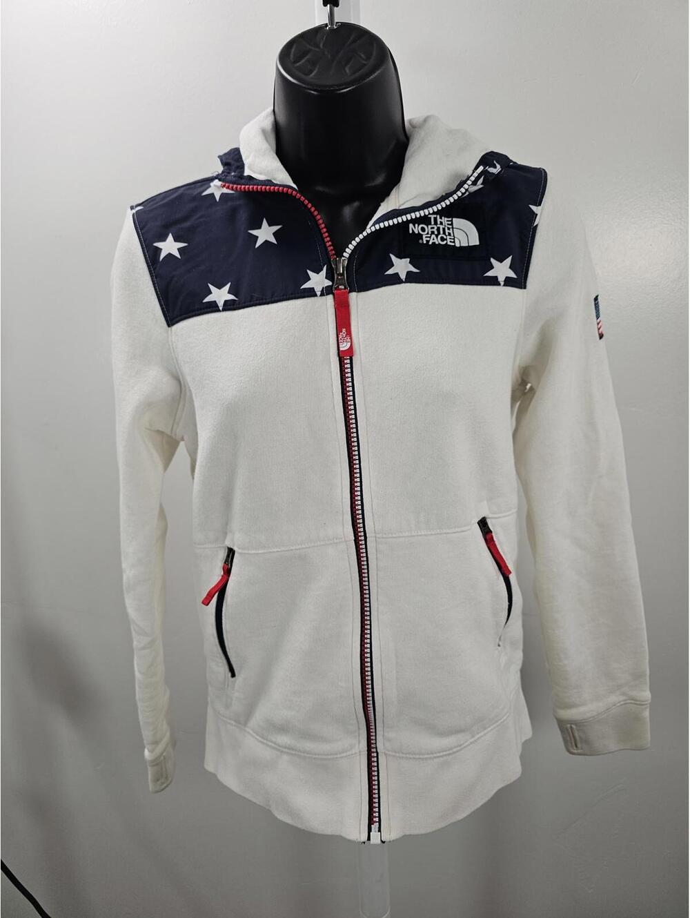 The North Face Girl's 2018 Winter Olympics  Hoodie with American Flag Design